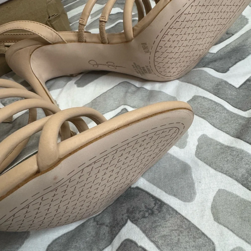 Jessica Simpson Nude Strappy Heels - Picture 3 of 8